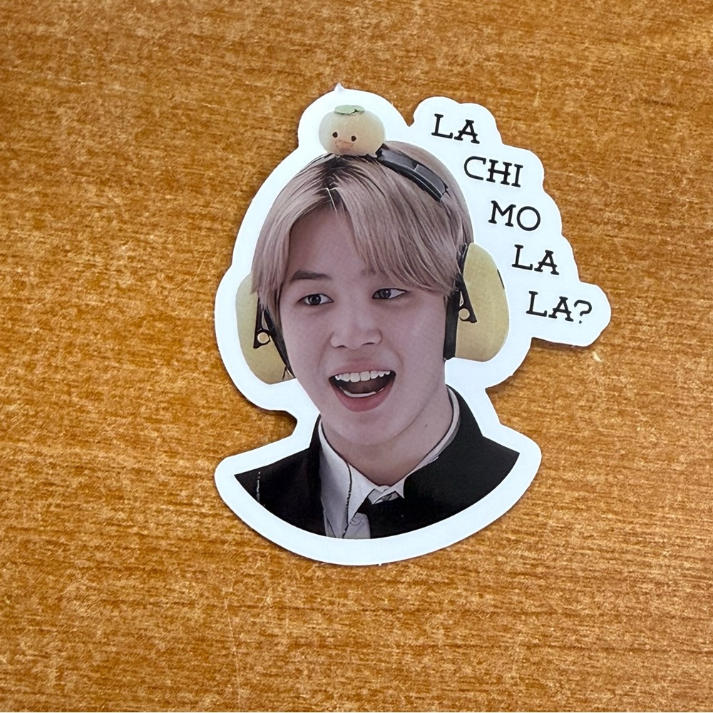 Cute Sticker with Headphones‎ Design